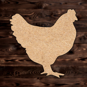 Hen Chicken Animal Craft MDF Cutout