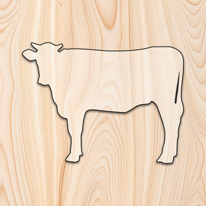 Cow Animal Acrylic Craft Cutout