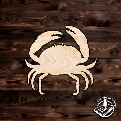 crab beech animal plywood craft cutout