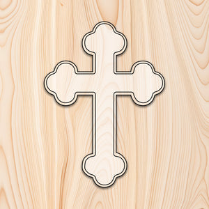 Budded Cross Plaque Router Template