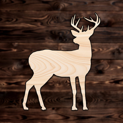 Whitetail Deer Animal Plywood Craft Shape