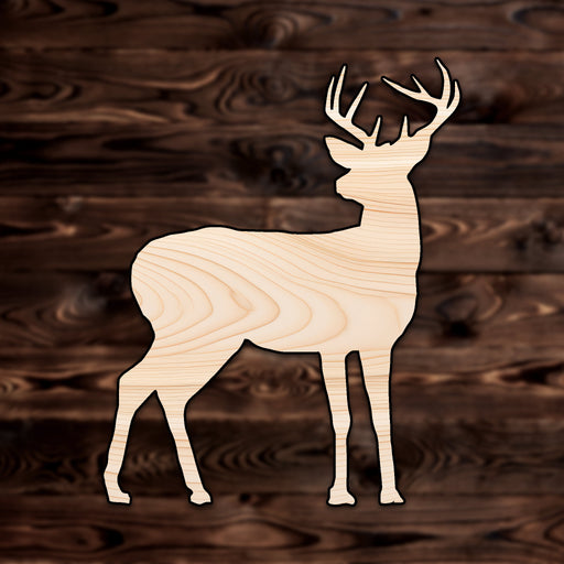Whitetail Deer Animal Plywood Craft Shape