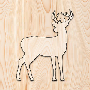 Whitetail Animal Acrylic Craft Cutout