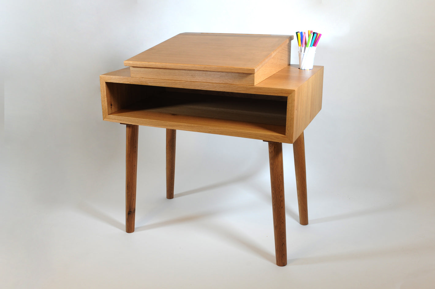 wood desk file blueprints instructions cupholder pencil holder paperholder 