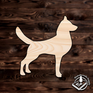 german shepard plywood craft cutout