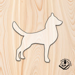 german Shepard dog animal acrylic craft cutout