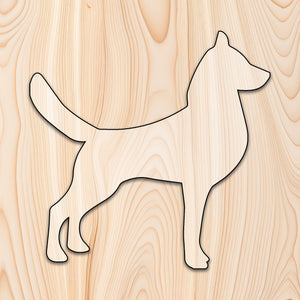 German Shepard Dog Animal Acrylic Craft Cutout