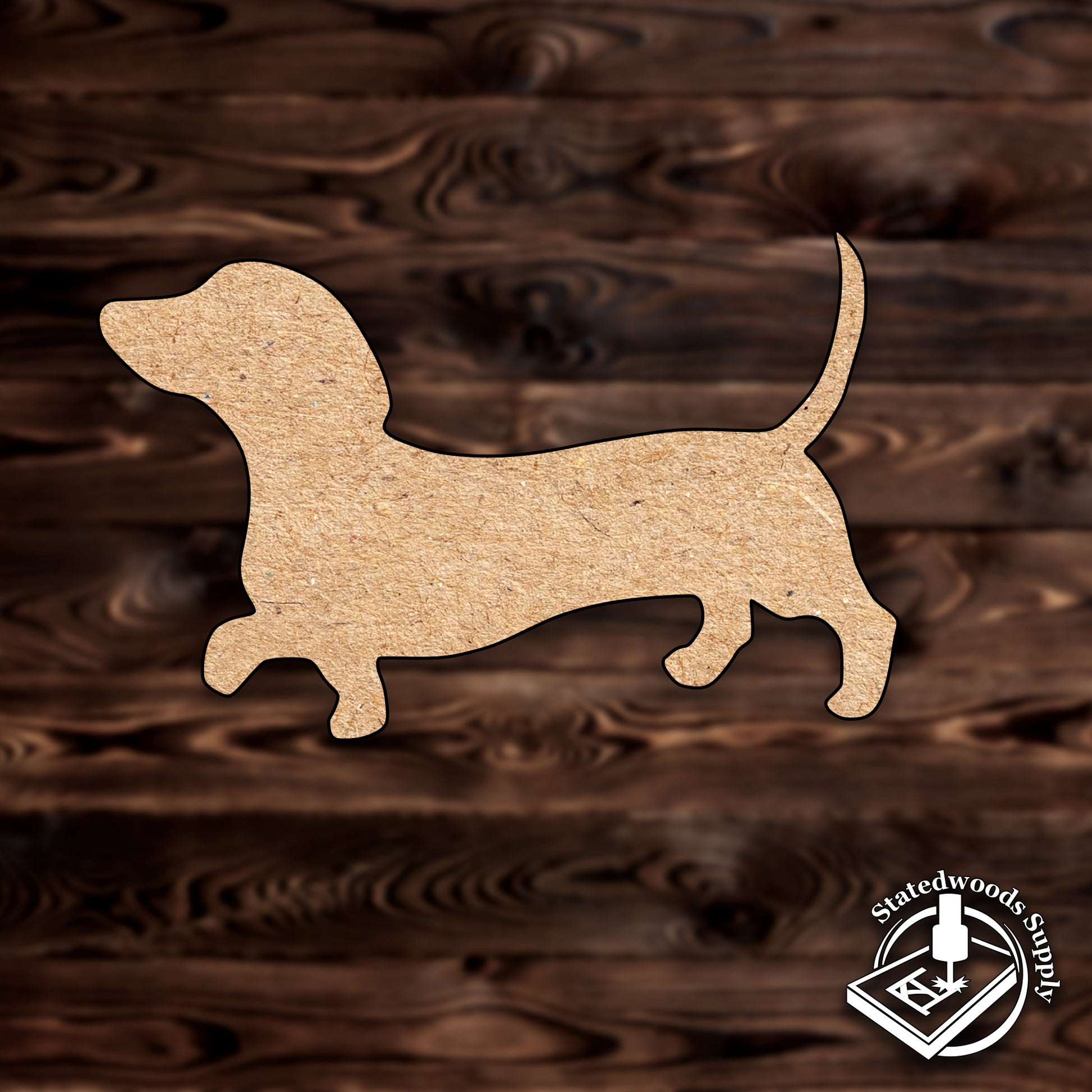 dog animal mdf plywood craft cutout