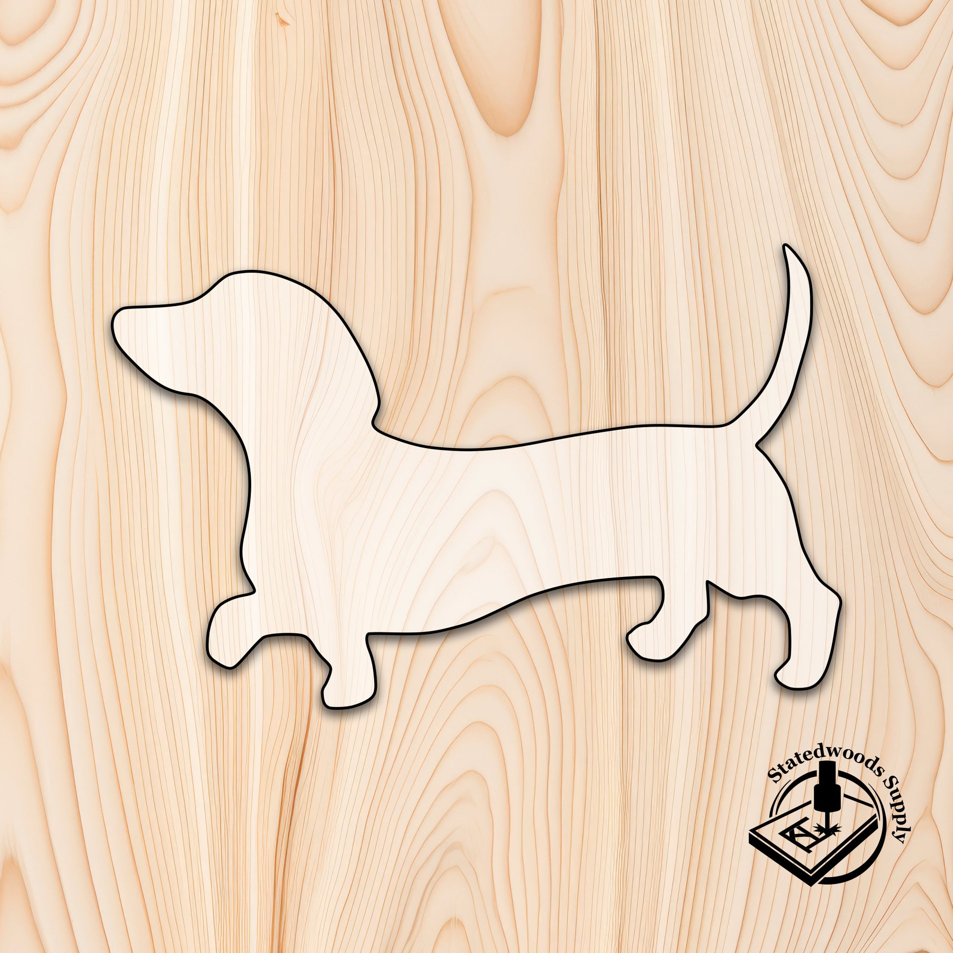 dog animal acrylic craft cutout