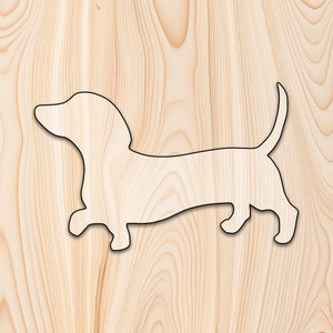 Dachshund Animal Acrylic Craft Cutout