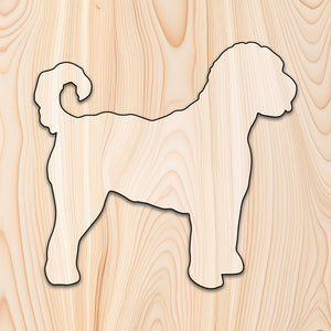 Golden Doodle Dog Animal Acrylic Craft Shape