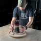 Double Handle Acrylic DIY Router Base - Drill to Fit Your Router
