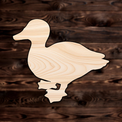 Duck Animal Plywood Craft Shape