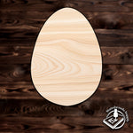 solid egg plywood craft cutout