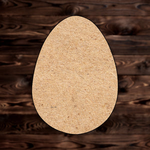 Egg Shape Craft MDF Cutout