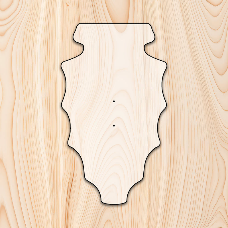 Euro Mount Deer Skull Plaque Acrylic Router Template
