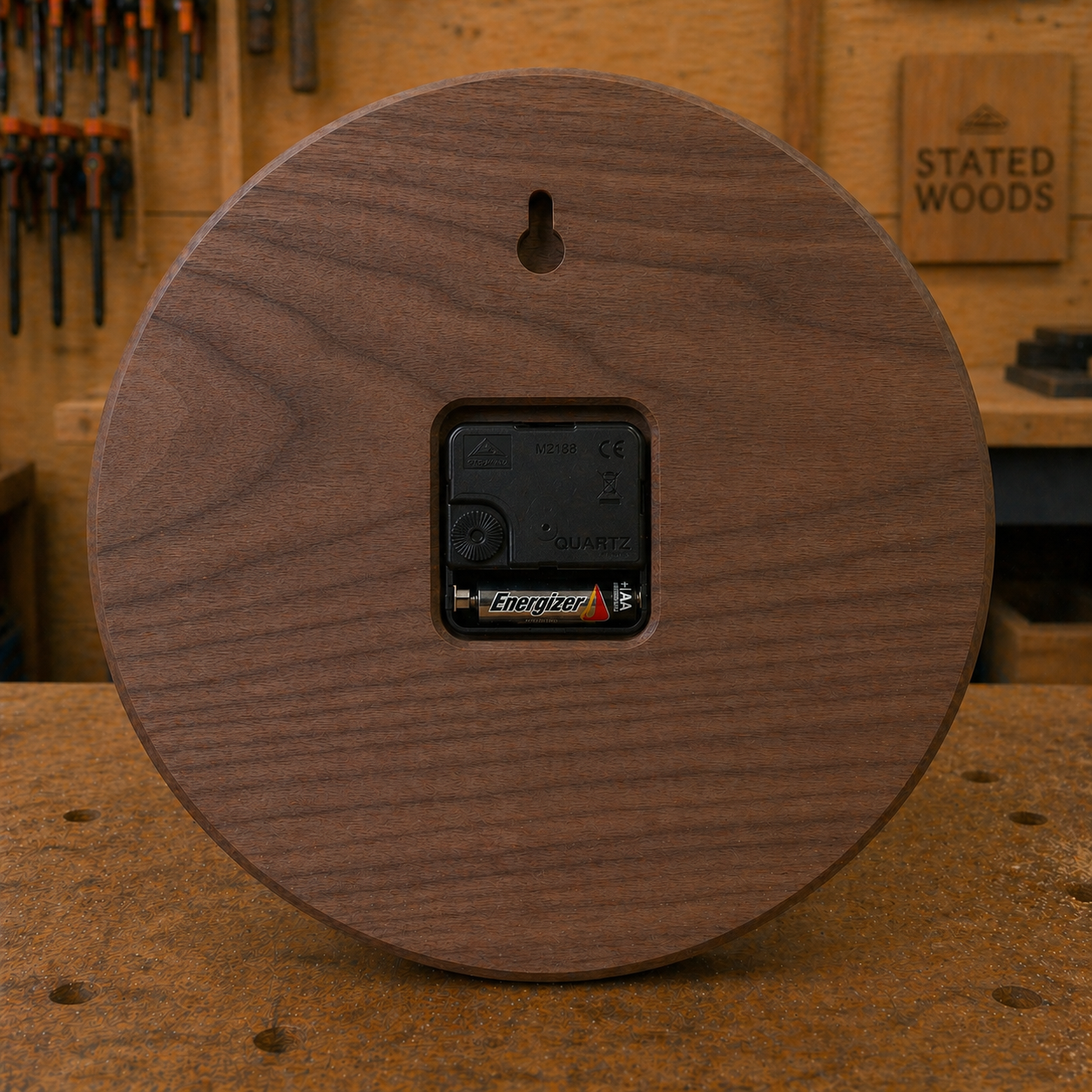 18" Bar Round Clock Acrylic Router Template