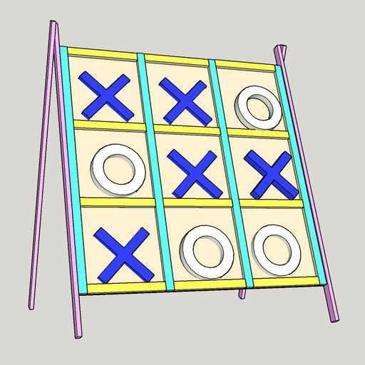 Tic Tac Toe Game Board Plans