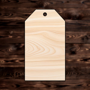 Gift Tag Shape Plywood Craft Shape