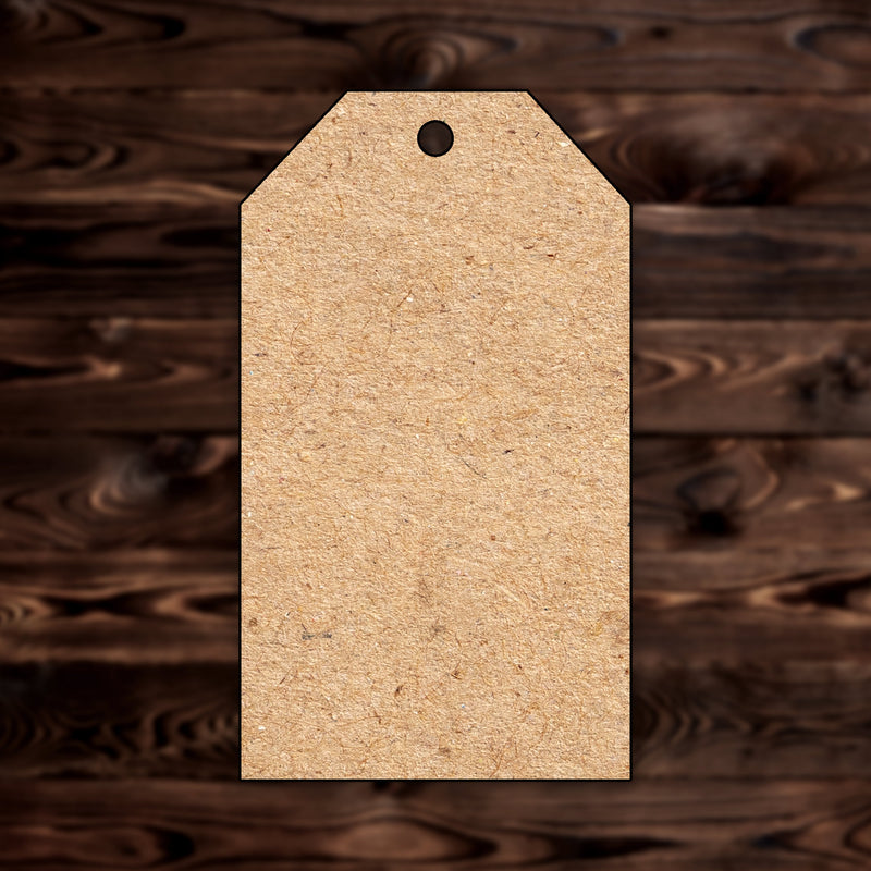Gift Tag Shape MDF Craft Cutout