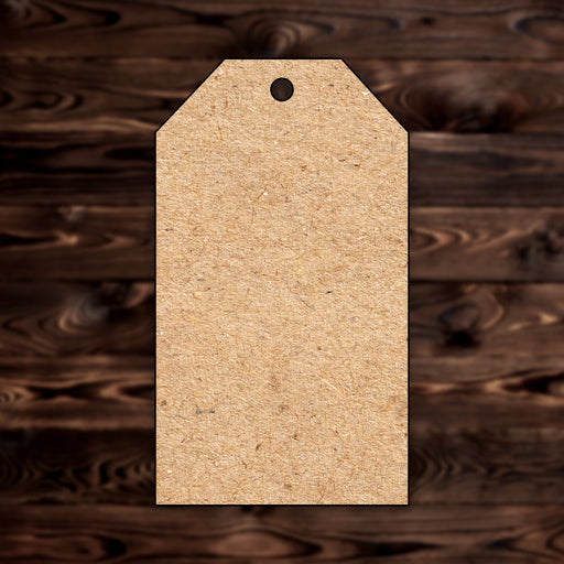 Gift Tag Shape MDF Craft Cutout