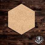 Hexagon Craft Shape Wood