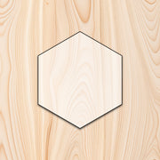 Hexagon Shape Acrylic Craft Cutout