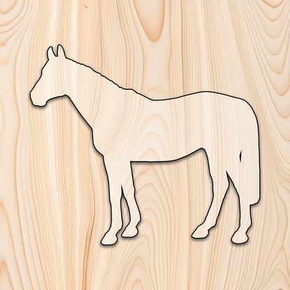 Horse Stallion Animal Acrylic Craft Cutout