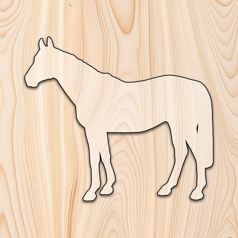Horse Stallion Animal Acrylic Craft Cutout