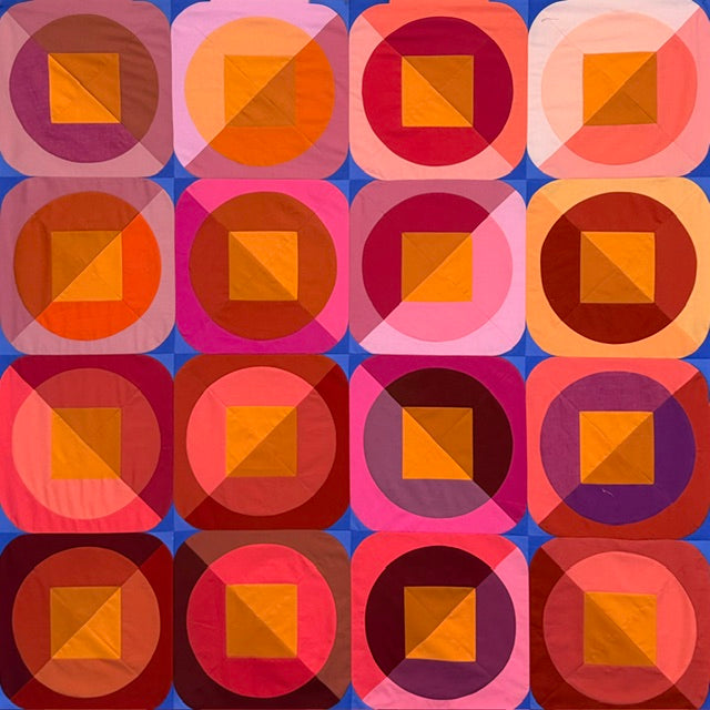 Chromatic Pulse Quilt Templates by Maureen Garner