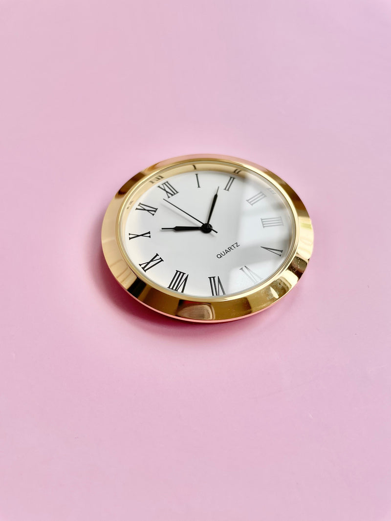 Clock mold Clock face - gold