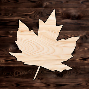 Maple Leaf Plywood Craft Shape