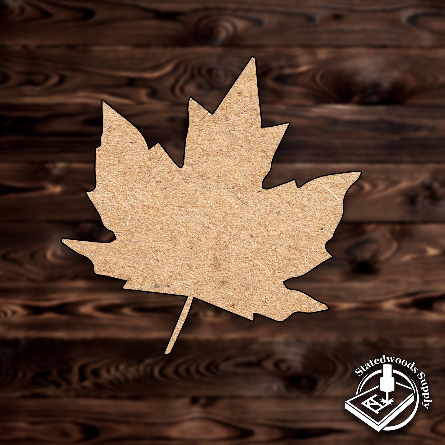 Maple Leaf MDF Craft Cutout