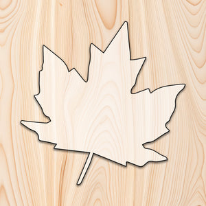 Maple Leaf Acrylic Craft Cutout