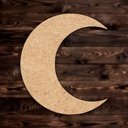 Moon MDF Craft Cutout