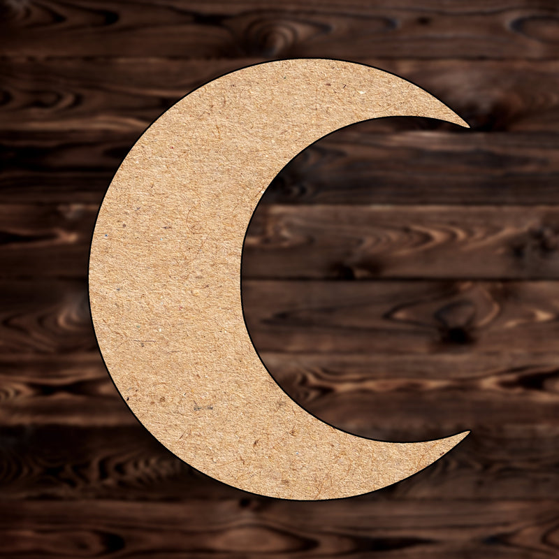 Moon MDF Craft Cutout