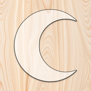 Moon Acrylic Craft Cutout