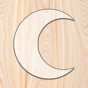 Moon Acrylic Craft Cutout
