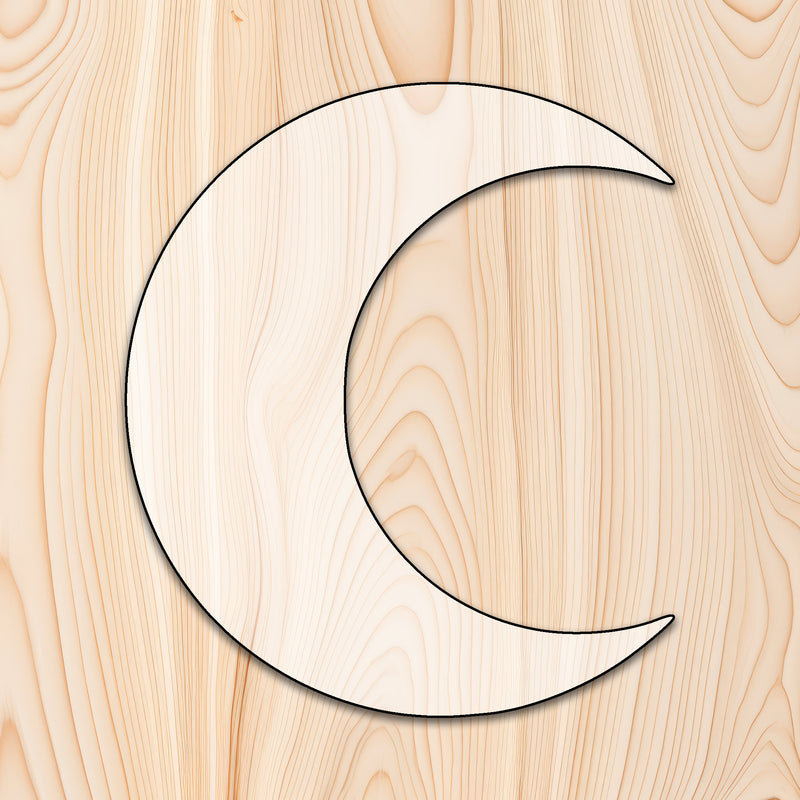 Moon Acrylic Craft Cutout