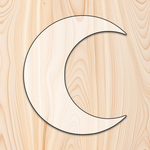 Moon Acrylic Craft Cutout
