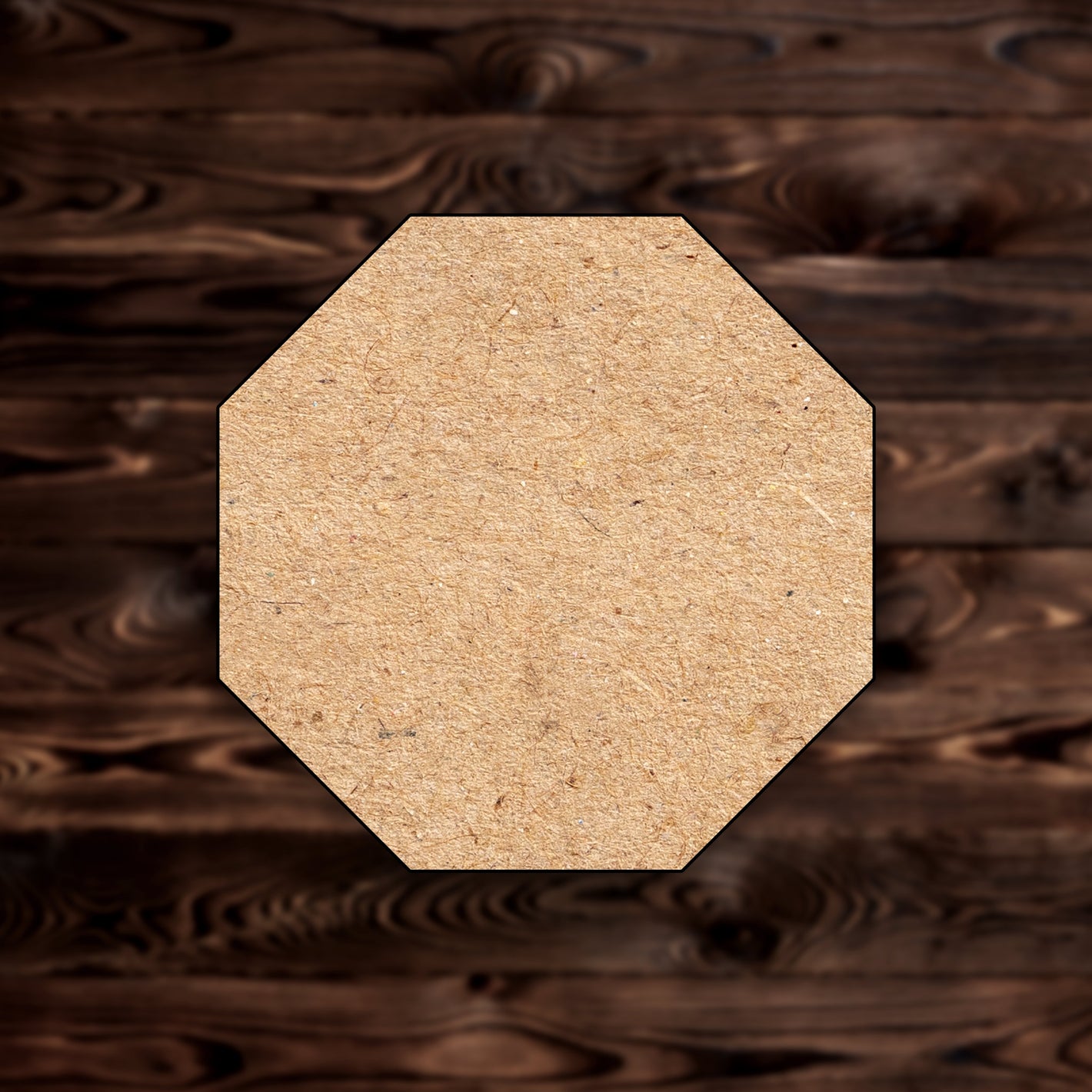 Octagon Shape MDF Cutout