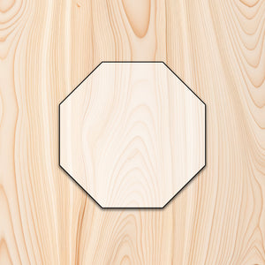 Octagon Shape Acrylic Craft Cutout