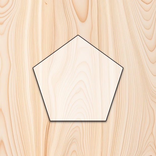 Pentagon Shape Acrylic Craft Cutout