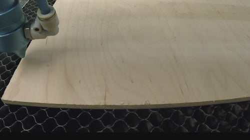 laser machine wood video