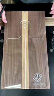  Celtic Style Cutting Board or Charcuterie Board Router Template
 for woodworking, perfect for shaping custom sized cutting boards, charcuterie boards, and custom projects.