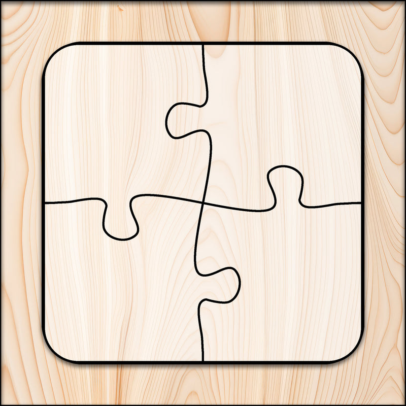 Interlocking Corner Puzzle Piece Acrylic Router Template (1 piece)