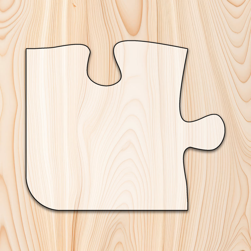 Interlocking Corner Puzzle Piece Acrylic Router Template (1 piece)