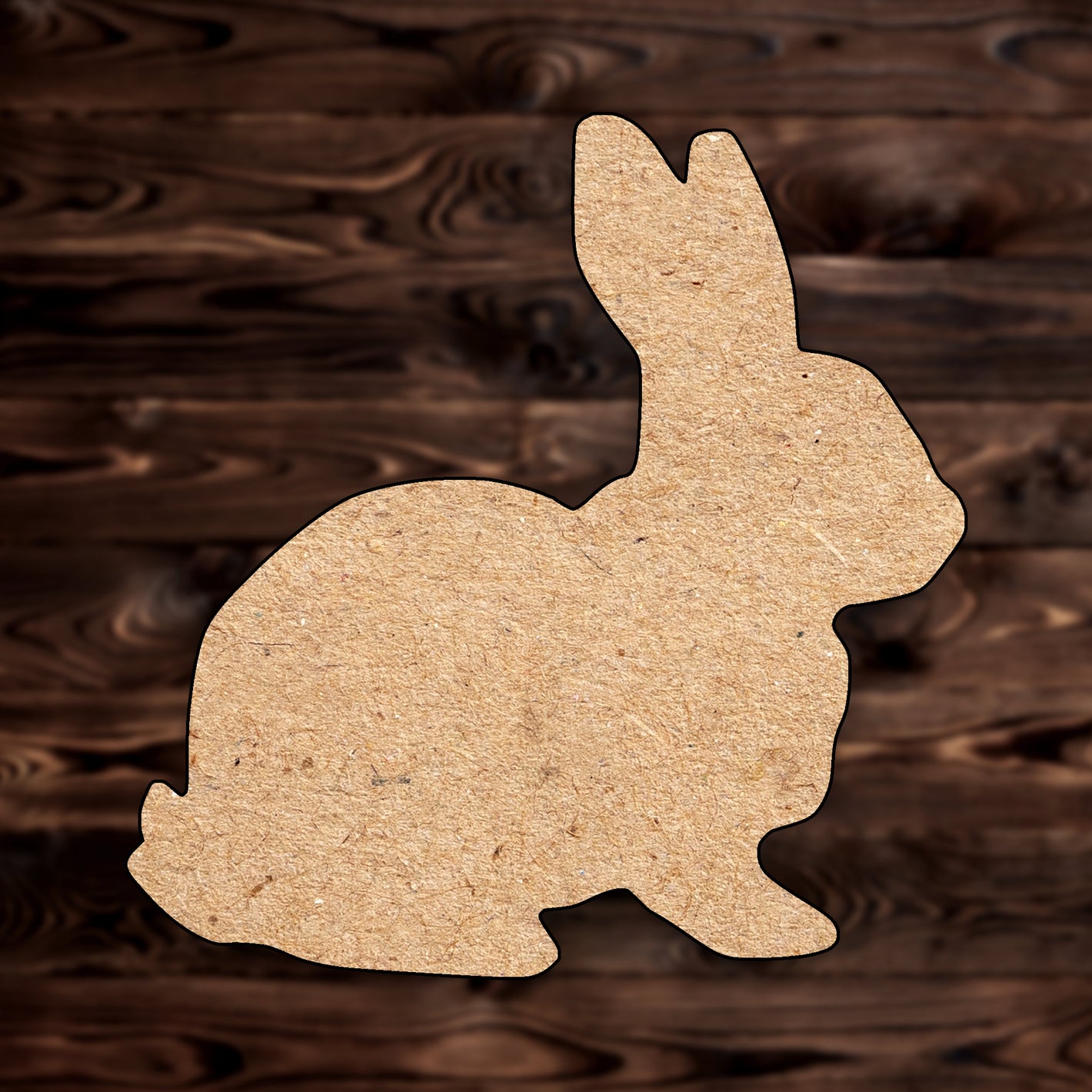 Rabbit Animal Craft MDF Cutout