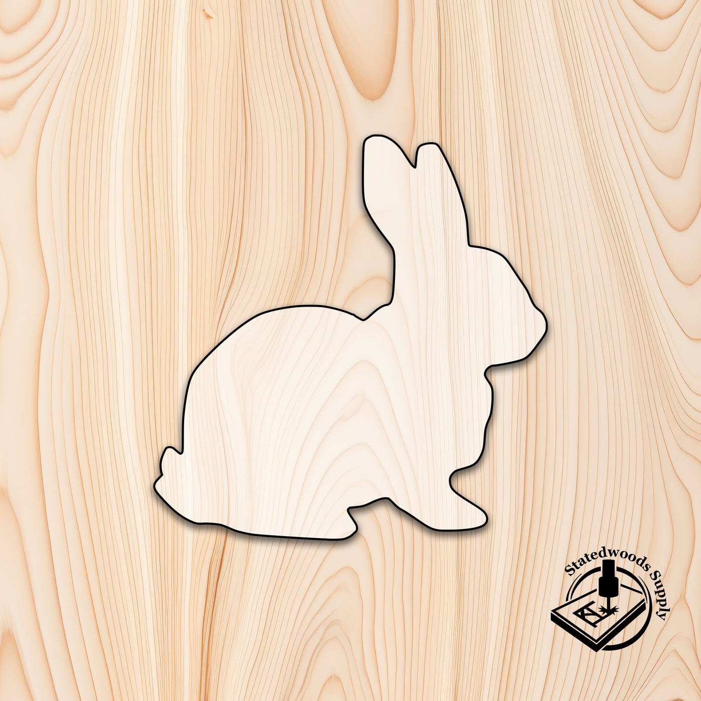 Rabbit Shape Pet Animal Acrylic