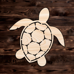 Sea Turtle Animal Plywood Craft Shape